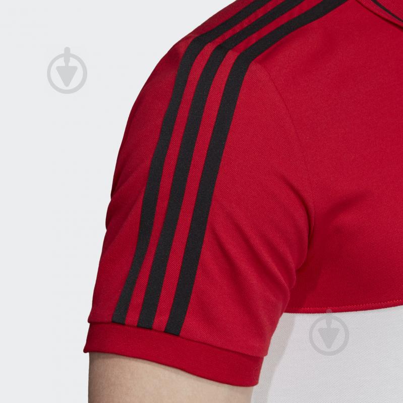 Поло Adidas MUFC POLO DX9068 р.XL червоний - фото 10