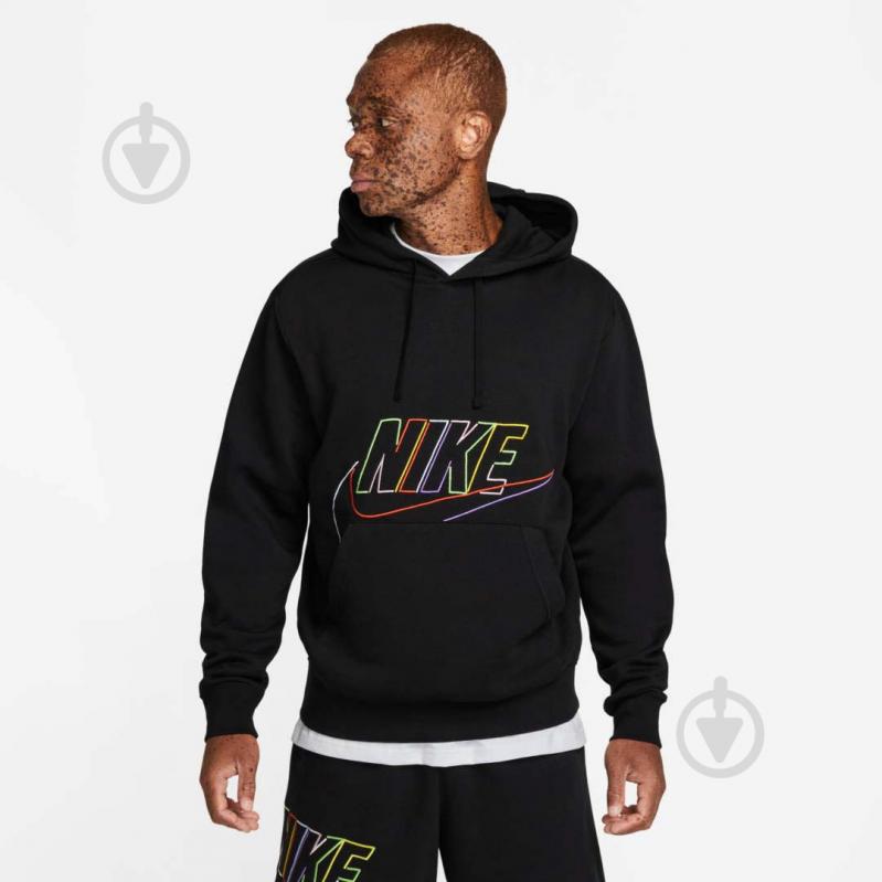Джемпер Nike CLUB+ BB PO HOODIE MCF DX0541-010 р.XL черный - фото 1