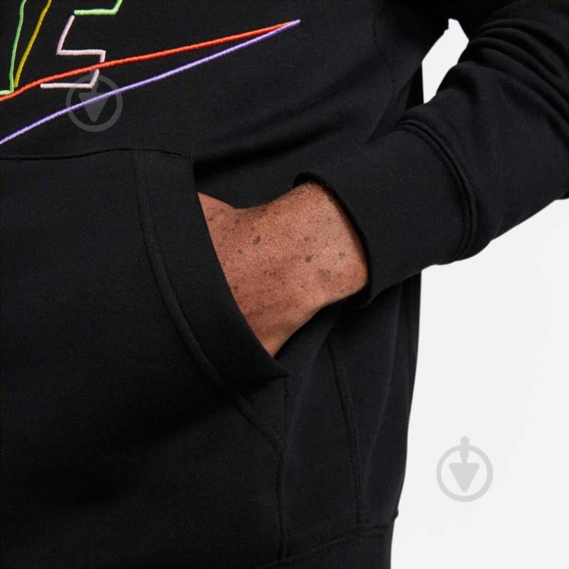 Джемпер Nike CLUB+ BB PO HOODIE MCF DX0541-010 р.XL черный - фото 4