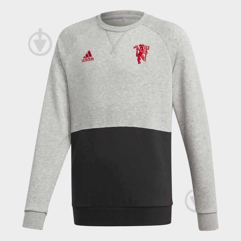 Джемпер Adidas MUFC KIDS CRSWT DX9075 серый - фото 1