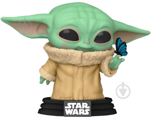 Фігурка Funko POP! Bobble Star Wars Mandalorian Child w/ Butterfly (FUN25491220) - фото 1