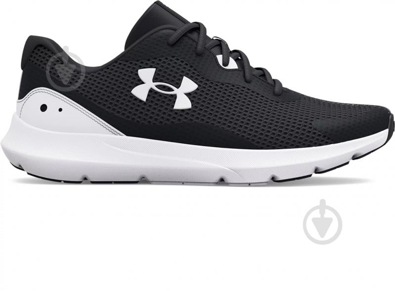 Кроссовки мужские демисезонные Under Armour UA Surge 3 3024883-001 р.47 черные - фото 1