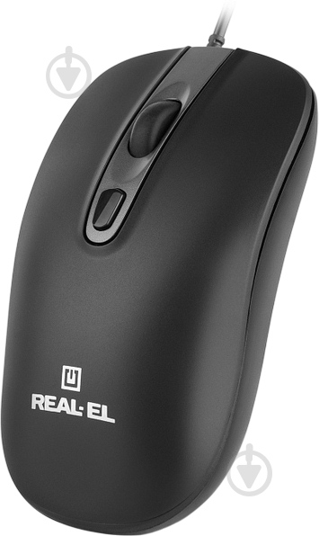Мышь Real-el RM-222 black (EL123200040) - фото 2