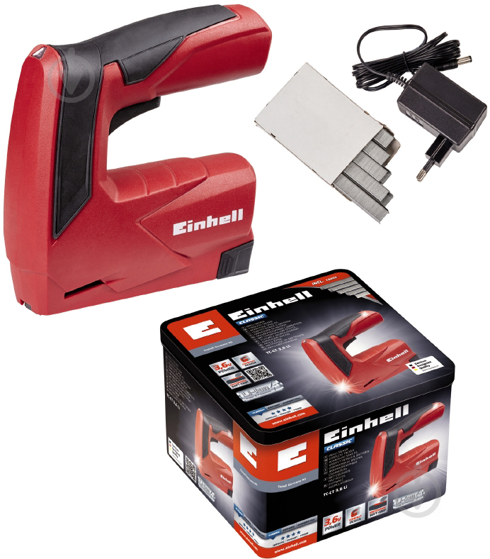 Степлер аккумуляторный Einhell TC-CT 3,6 Li 4257880 - фото 2