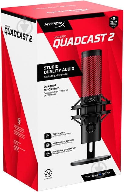 Мікрофон HyperX Quadcast 2 (872V1AA) - фото 11