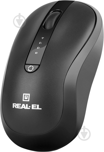 Мишка бездротова Real-el RM-450W black (EL123200046) - фото 3