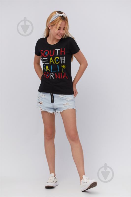 Футболка YAPPI Basic WB1026 р.M чорний - фото 2