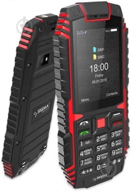 Мобільний телефон Sigma mobile X-treme DT68 black/red Sigma mobile X-treme DT68 blac - фото 12