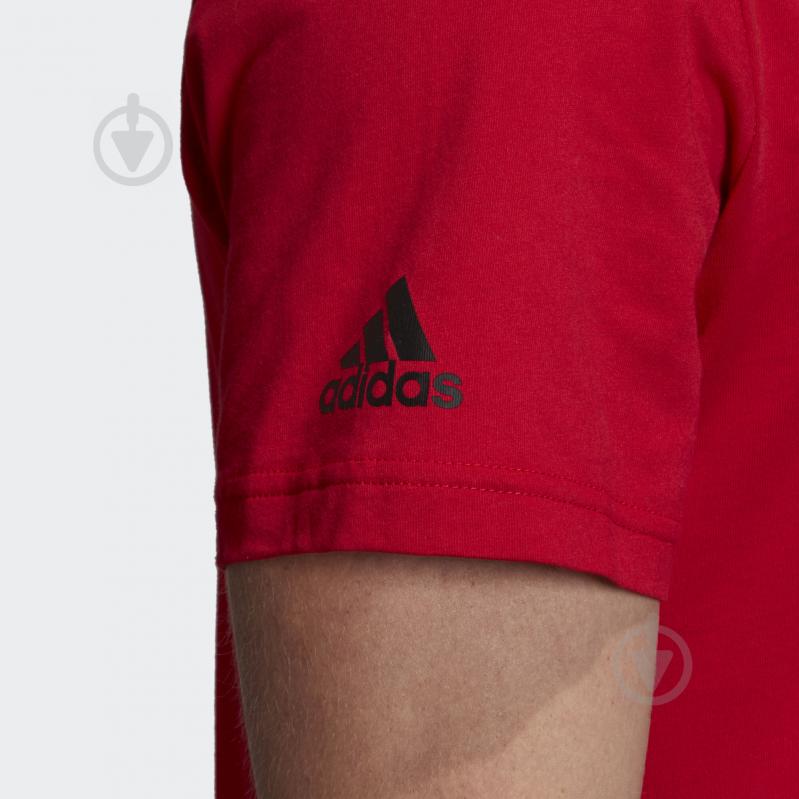 Футболка Adidas MUFC DNA GR TEE DX9085 р.S красный - фото 7