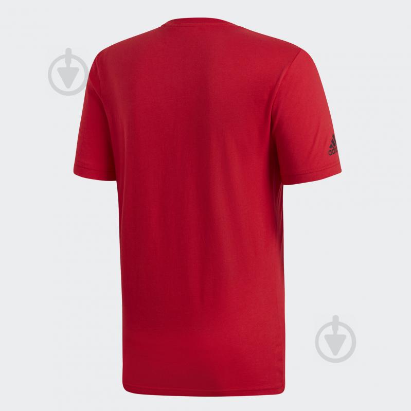 Футболка Adidas MUFC DNA GR TEE DX9085 р.S красный - фото 2