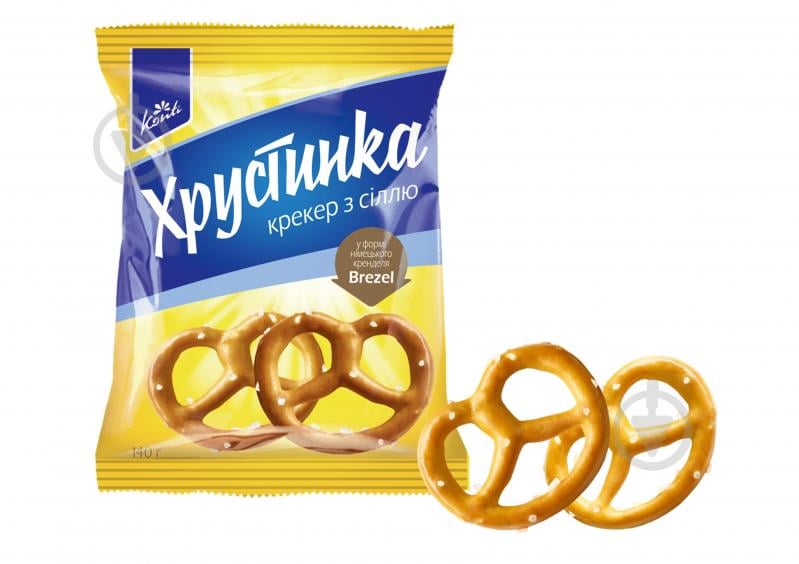 Крекер КОНТІ "Хрустинка" з сіллю - фото 1