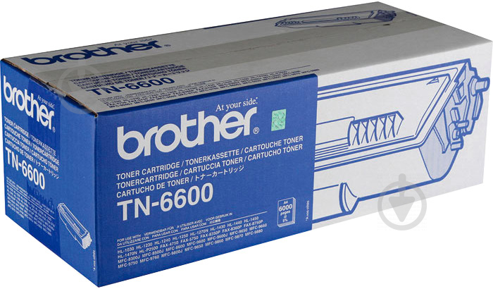 Картридж Brother  TN-6600 черный TN6600 - фото 1