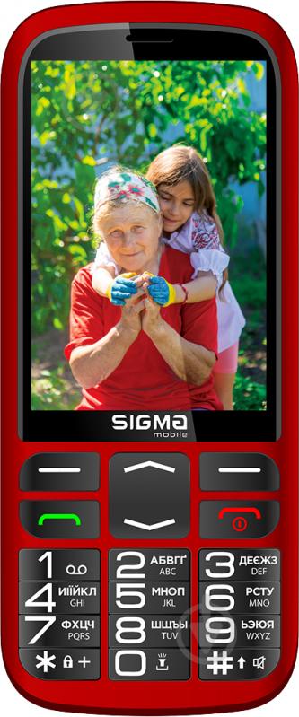 Мобільний телефон Sigma mobile Comfort 50 Optima Type-C red - фото 1