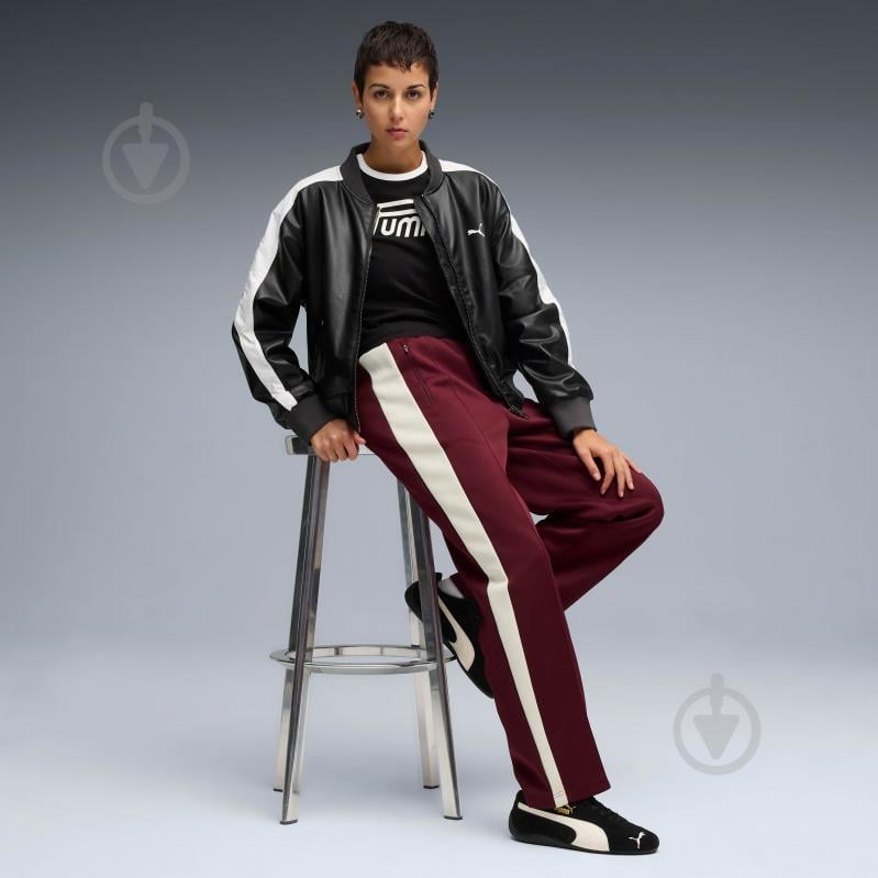 Брюки Puma T7 ALWAYS ON Straight Track Pants op 62979796 р. L бордовый - фото 3