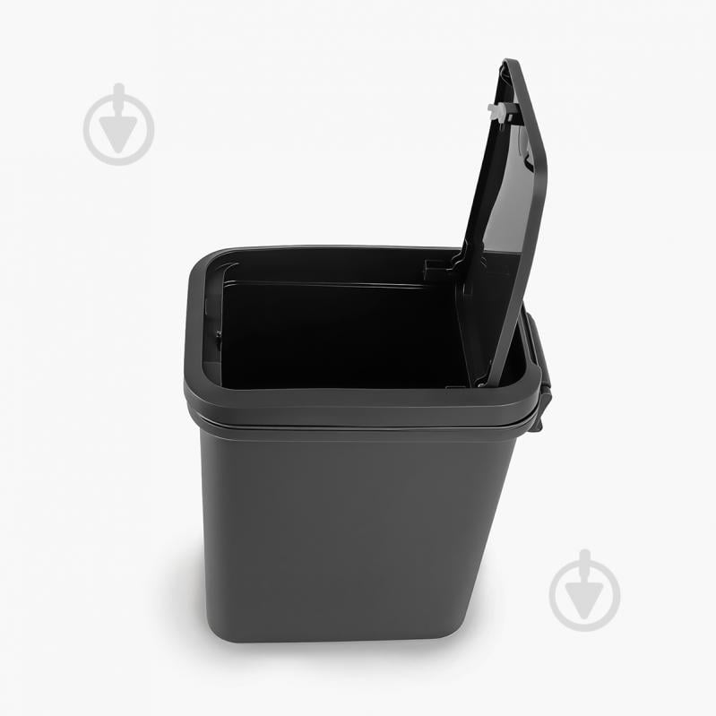 Ведро для мусора MVM BIN-04 6L Anthracite 6 л антрацит - фото 5