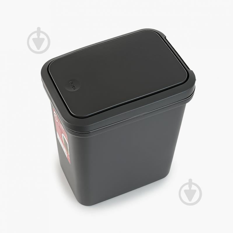 Ведро для мусора MVM BIN-04 6L Anthracite 6 л антрацит - фото 3