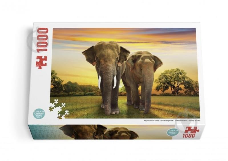 Пазл Африканские слоны 1000 элементов TRFL_SAF/2 - фото 3