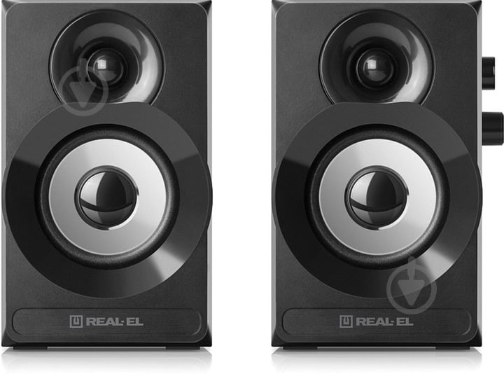 Акустическая система Real-el S-217 2.0 black (EL121200013) - фото 3