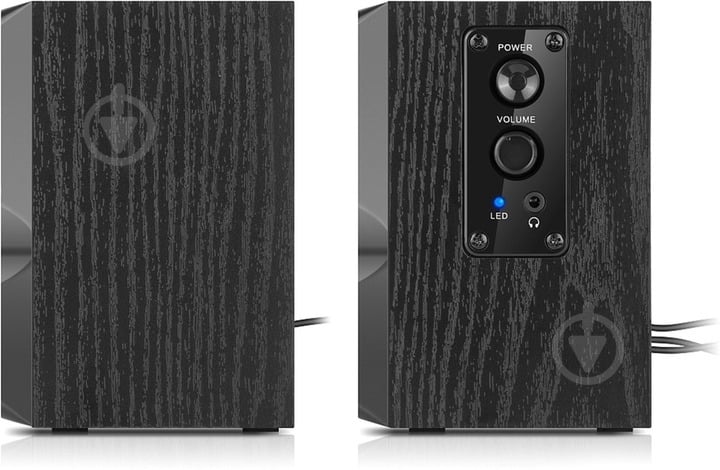 Акустическая система Real-el S-217 2.0 black (EL121200013) - фото 6