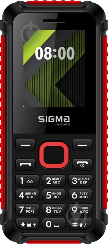 Мобільний телефон Sigma mobile X-style 18 Track black/red - фото 1