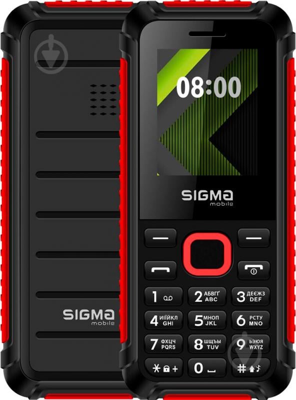 Мобільний телефон Sigma mobile X-style 18 Track black/red - фото 2