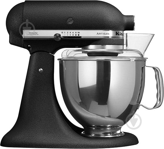 Миксер планетарный KitchenAid 5KSM175PSEBK Artisan 4,8 л чугун - фото 1