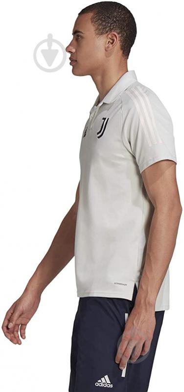 Футболка Adidas JUVE POLO DX9203 р.XL белый - фото 3