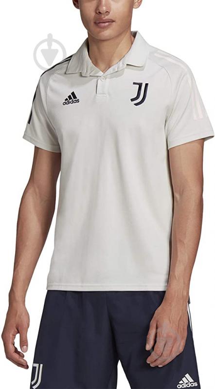 Футболка Adidas JUVE POLO DX9203 р.XL белый - фото 4