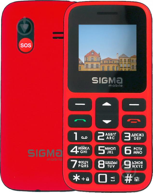 Мобильный телефон Sigma mobile Comfort 50 HIT2020 red - фото 1