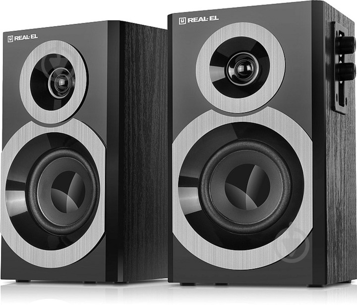 Акустическая система Real-el S-245 2.0 black (EL121200015) - фото 1
