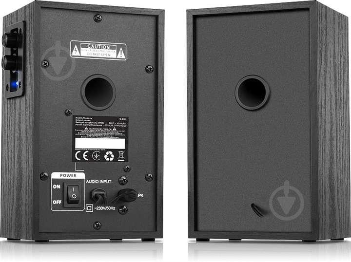 Акустическая система Real-el S-245 2.0 black (EL121200015) - фото 8