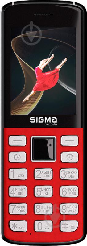 Мобильный телефон Sigma mobile X-style 24 Onyx red - фото 3