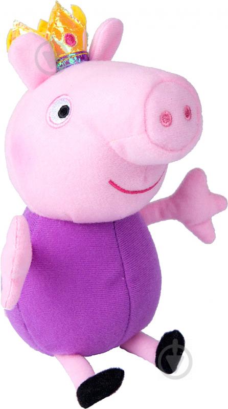 Мягкая игрушка Peppa Pig Джордж Принц 20 см розовый с фиолетовым 31150 - фото 3