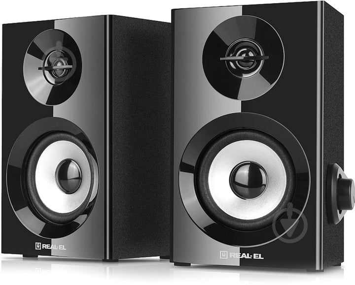 Акустична система Real-el S-228 2.0 black (EL121200014) - фото 1