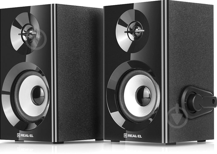 Акустична система Real-el S-228 2.0 black (EL121200014) - фото 4