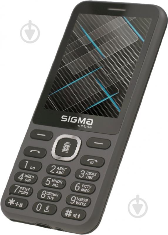 Мобільний телефон Sigma mobile X-Style 31 Power grey - фото 3