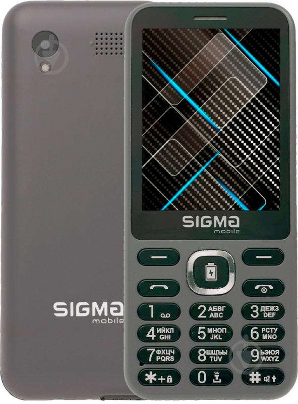 Мобільний телефон Sigma mobile X-Style 31 Power grey - фото 2