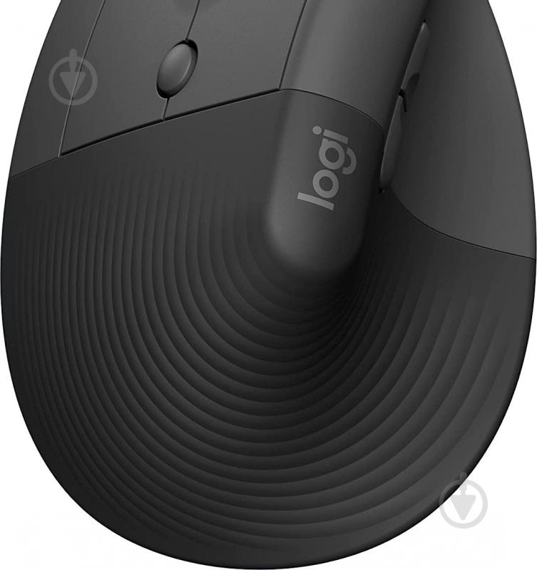 Мышка беспроводная Logitech Lift Left Vertical Ergonomic graphite (910-006495) - фото 3