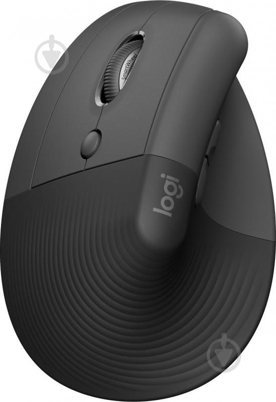 Мышка беспроводная Logitech Lift Left Vertical Ergonomic graphite (910-006495) - фото 1