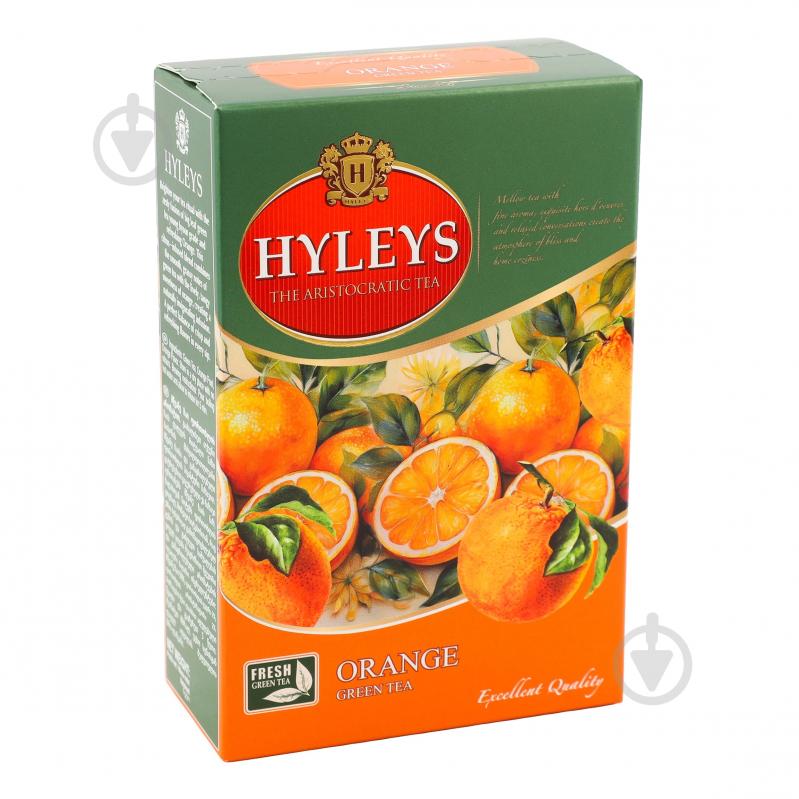 Чай зеленый Hyleys крупнолистовой "Апельсин" 100 г - фото 2 Чай зеленый Hyleys крупнолистовой "Апельсин" 100 г - фото 2