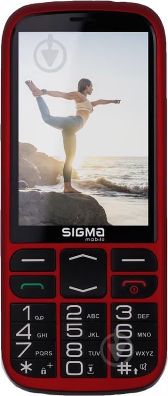 Мобільний телефон Sigma mobile Comfort 50 Optima red - фото 2