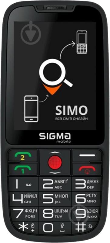 Мобильный телефон Sigma mobile Comfort 50 Elegance3 black - фото 1