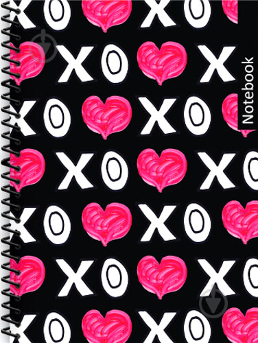 Блокнот ST.Valentine: XOXO А5 80 л. клеточка E21951-03 Фабрика Папірус - фото 1