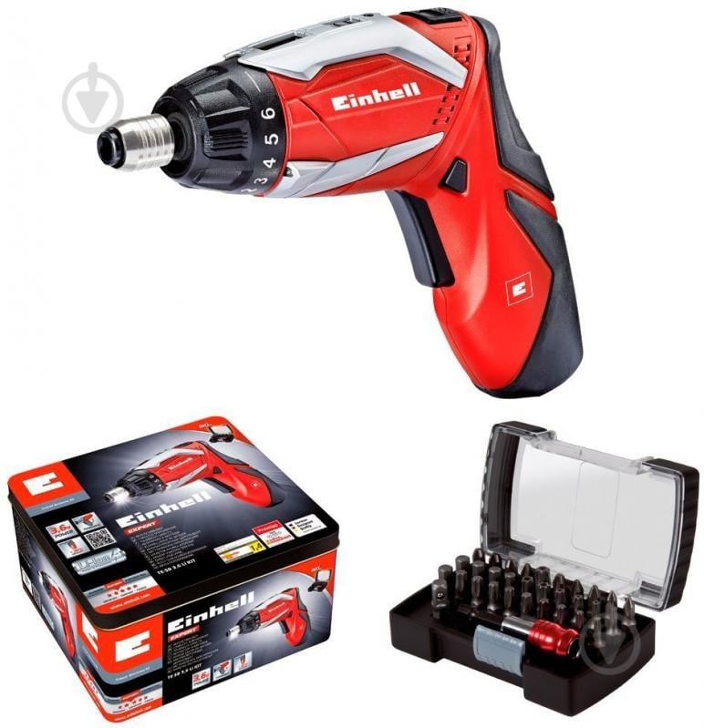 Шуруповерт аккумуляторный Einhell TE-SD 3,6 Li Kit 4513495 - фото 6 Шуруповерт аккумуляторный Einhell TE-SD 3,6 Li Kit 4513495 - фото 6