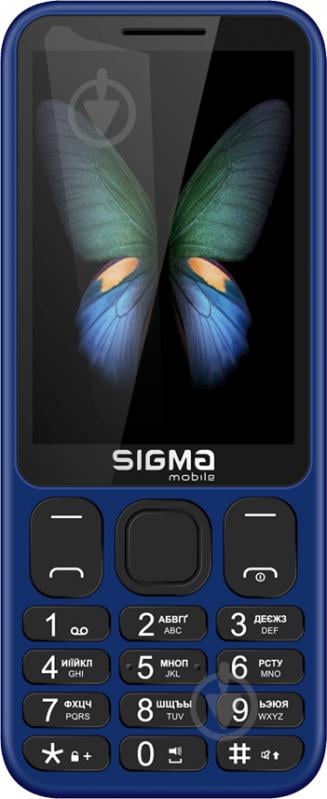 Мобільний телефон Sigma mobile X-Style 351 Lider blue - фото 1