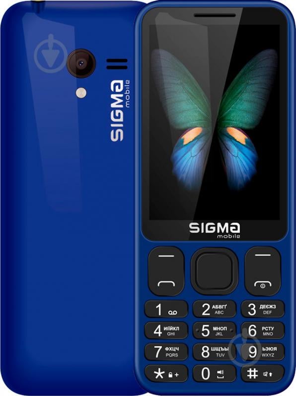 Мобільний телефон Sigma mobile X-Style 351 Lider blue - фото 2