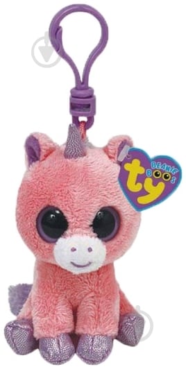 Мягкая игрушка TY Единорог Beanie Boo's Magic 12 см розовый 36547 - фото 1