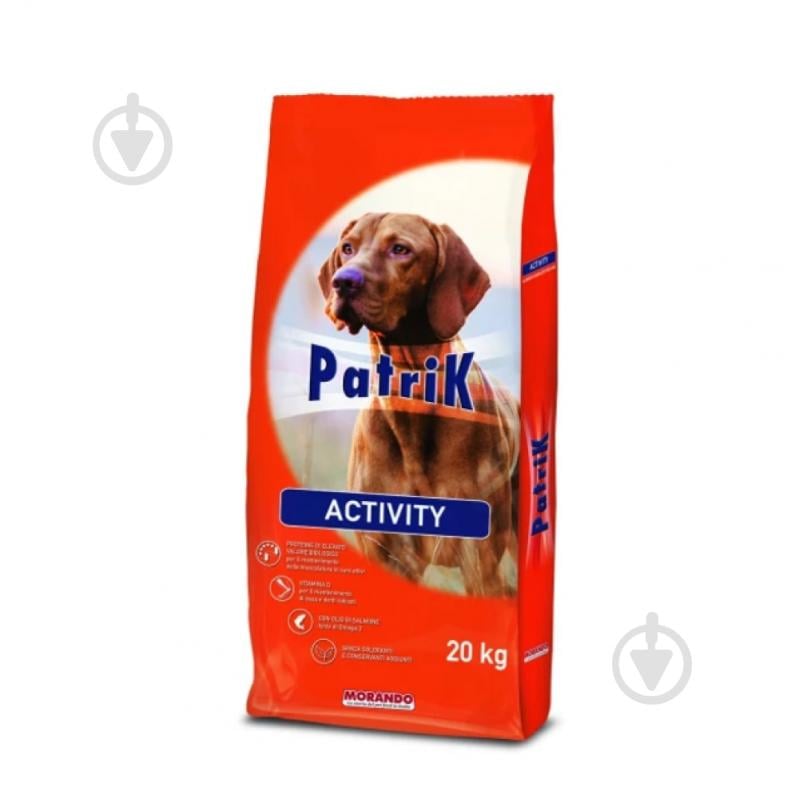 Корм сухой Patrik Activity с курицей и злаками 20 кг - фото 1