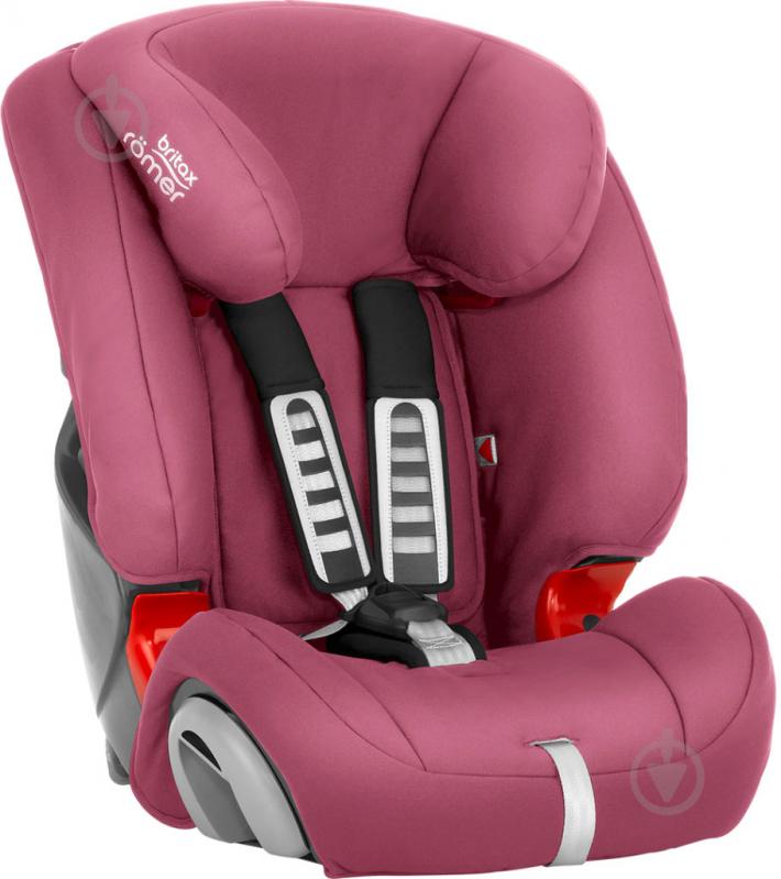 Автокресло Britax-Romer Evolva 123 розовый wine rose 2000030288 - фото 3