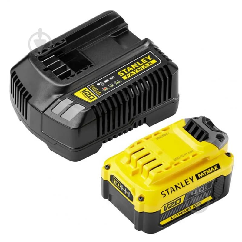 Акумуляторна батарея і зарядний пристрій Stanley FatMax 18,0V 4Ah SFMCB14M1 - фото 1